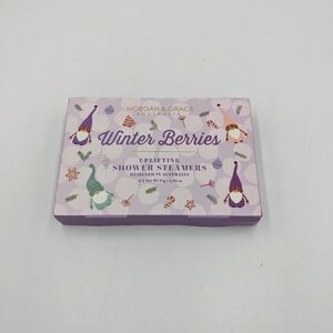 NWT Morgan & Grace Winter Berries Shower Steamers